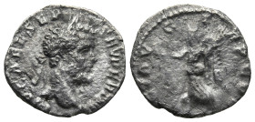 Septimius Severus (193-211 AD). Rome
AR Denarius (17,6mm 1,9g)
Obv: Laureate head right
Rev: Victory walking left, holding wreath and palm