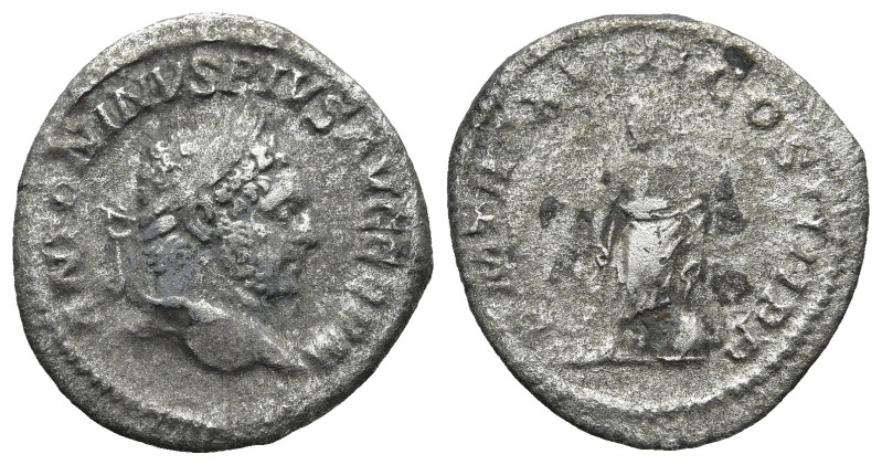Caracalla (198-217 AD). Rome
AR Denarius (18,6mm 2g)
Obv: ANTONINVS PIVS AVG G...