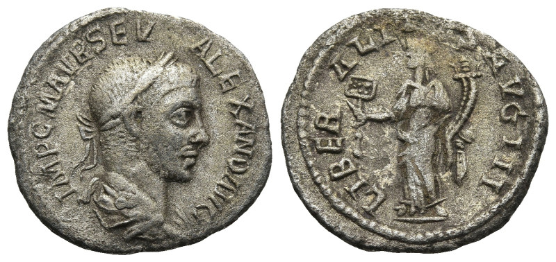 Severus Alexander (222-235 AD). Rome
AR Denarius (20,1mm 2,9g)
Obv: IMP C M AV...