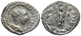 Gordian III (238-244 AD). Rome
AR Antoninianus (24,2mm 3,1g)
Obv: IMP GORDIANVS PIVS FEL AVG. Radiate, draped and cuirassed bust of Gordian III to r...