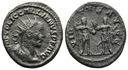 Gallienus (AD 253-268). Samosata
Antoninianus (20,1mm 3,3g)
Obv: IMP C P LIC GALLIENVS P F AVG. Radiate and cuirassed bust right.
Rev: VIRTVS AVG. ...