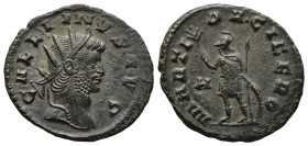 Gallienus (AD 253-268). Rome
Antoninianus (22mm 3,7g)
Obv: GALLIENVS AVG. Radiate head right
Rev: MARTI PACIFERO. Mars standing to left, holding ol...