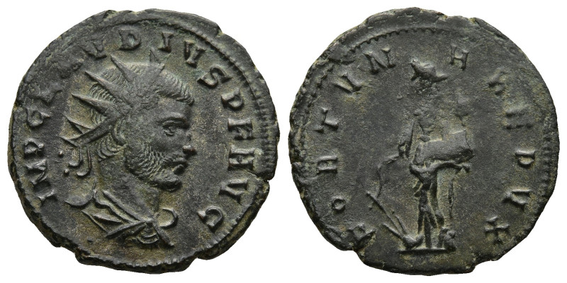 Claudius II Gothicus (268-270 AD). Kyzikos
AE Antoninianus (20,8mm 3,3g)
Obv: ...