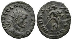 Claudius II Gothicus (AD 268-270). Rome
Antoninianus (18,7mm 2,8g)
Obv: IMP C CLAVDIVS AVG. Radiate and cuirassed bust to right
Rev: MARS VLTOR. Ma...