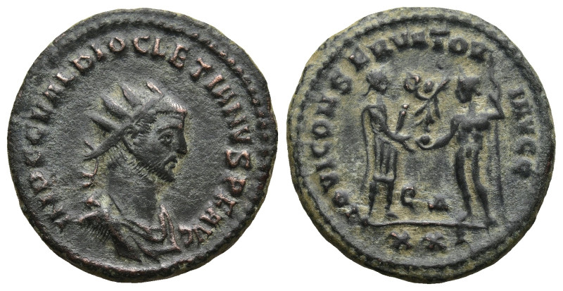 Diocletian (284-305 AD). Antioch
AE Antoninianus (20.8mm 4.39g)
Obv: IMP CC VA...