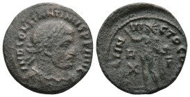 Constantine I 'the Great ' (AD 307/310-337). Rome
AE Follis (20mm 2,6g)
Obv: IMP CONSTANTINVS PF AVG. Laureate, draped and cuirassed bust right
Rev...