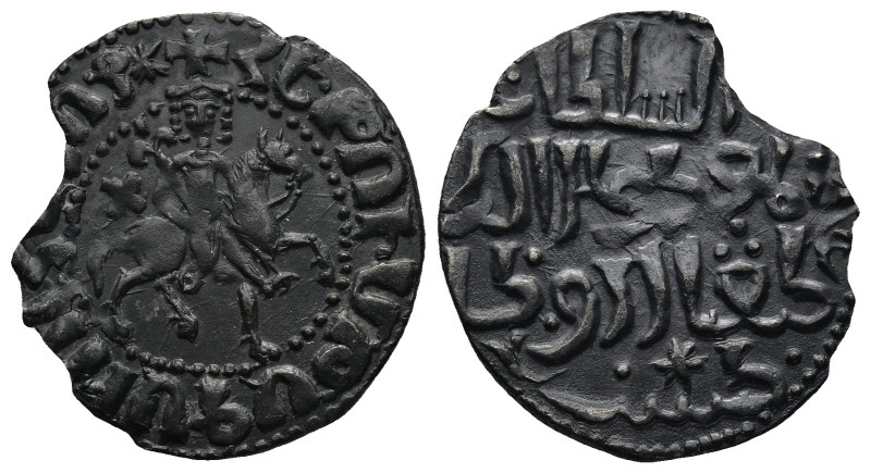 ARMENIA. Cilician Armenia Hetoum I (AD 1226-1270). Bilingual issue struck with K...