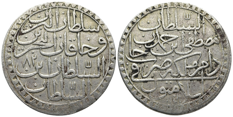 OTTOMAN EMPIRE. Mustafa III (AH 1171-1187 / AD 1757-1774)
AR 2 Zolota (44,2mm 2...