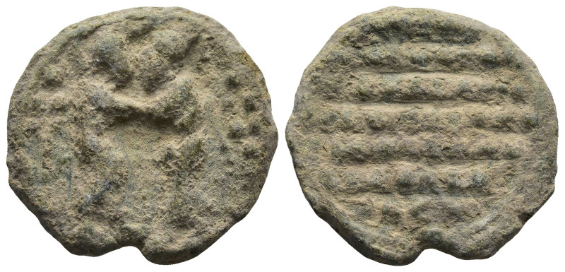 Tessera of Tornikios proedros; cf. Metr. Corpus 126.(7,2g 24mm diameter)