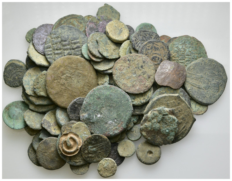 100 pieces mixed coins / SOLD AS SEEN, NO RETURN!