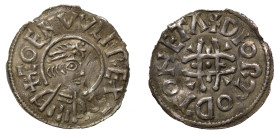Coenwulf, King of Mercia, portrait silver Penny, Canterbury, Diormod