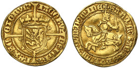 Scotland James III 1475-83 gold Half-Rider provenance to 1903