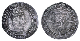 Scotland James V silver Groat Edinburgh mint type III