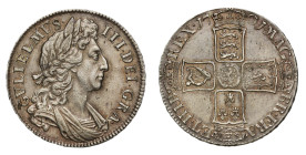AU53 | William III 1701 silver Halfcrown D. TERTIO