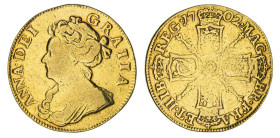 Anne 1702 gold Pre-Union Guinea