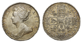 XF40 | Anne 1705 silver Halfcrown