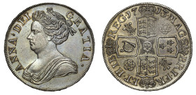 AU55 | Anne 1713 silver Crown