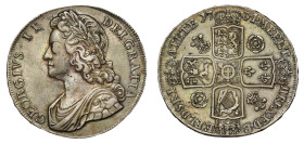 XF45 | George II 1734 silver Crown