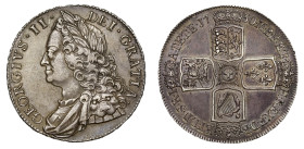 AU50 | George II 1750 silver Crown