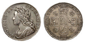 VF Details | George II 1736 silver Halfcrown