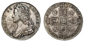 XF45 | George II 1741 silver Crown
