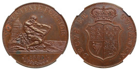 PF62 BN | George III 1820 copper pattern Crown