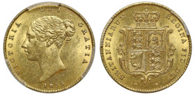 MS62 | Victoria 1855 gold Half-Sovereign