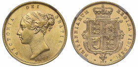 AU58 | Victoria 1872 gold Half-Sovereign die number 283