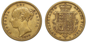 VF25 | Australia Victoria 1882 Sydney mint gold Half-Sovereign Arabic 1 in REGINA