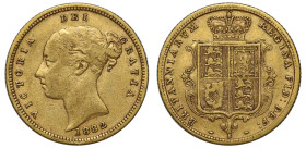 VF25 | Australia Victoria 1882 Sydney mint gold Half-Sovereign Arabic 1 in REGINA bun touching G of GRATIA F+