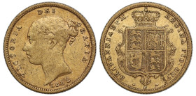 VF25 | Australia Victoria 1883 Sydney mint gold Half-Sovereign Arabic 1 in REGINA