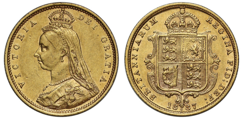 g Australia, Victoria (1837-1901), gold Half-Sovereign, 1887-S, Sydney Mint, Jub...