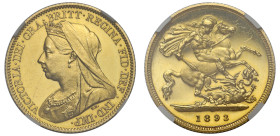 PF62 CAM | Victoria 1893 gold proof Half-Sovereign WR363