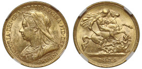 MS62 | Victoria 1894 gold Half-Sovereign