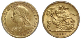 MS62 | Victoria 1900 gold Half-Sovereign