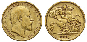 XF40 | Australia Edward VII 1906 Melbourne mint gold Half-Sovereign