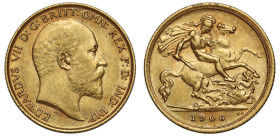 Australia Edward VII 1906 Sydney mint gold Half-Sovereign VF