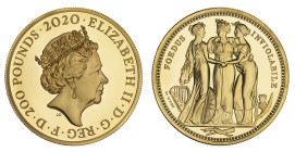 PF69 UCAM | Elizabeth II 2020 gold proof 2oz Three Graces