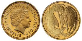 Elizabeth II 2012 gold proof Half-Sovereign