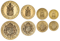 Elizabeth II 1989 gold proof Sovereign 4-coin Set