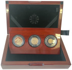 Elizabeth II 2019 gold proof Sovereign 3-coin Set