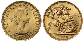 Elizabeth II 1963 gold Sovereign