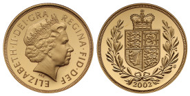 Elizabeth II 2002 gold proof Sovereign