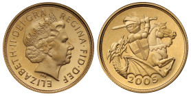 Elizabeth II 2005 gold proof Sovereign