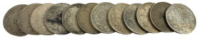 British India, Uniform Series, Victoria, silver Rupees (12): Gothic Head, 1862-1889