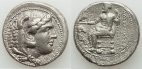 MACEDONIAN KINGDOM. Alexander III the Great (336-323 BC). AR tetradrachm (26mm, 16.34 gm, 12h). Choice XF, porosity. Lifetime or early posthumous issu...