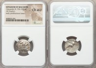 MACEDONIAN KINGDOM. Alexander III the Great (336-323 BC). AR drachm (18mm, 1h). NGC Choice AU. Posthumous issue of Abydus, ca. 310-301 BC. Head of Her...