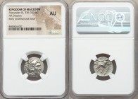 MACEDONIAN KINGDOM. Alexander III the Great (336-323 BC). AR drachm (17mm, 1h). NGC AU. Posthumous issue of Lampsacus, ca. 310-301 BC. Head of Heracle...
