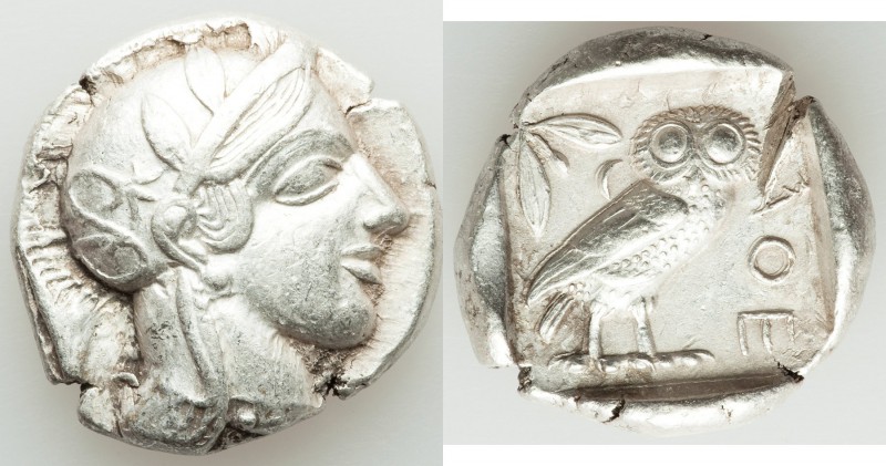 ATTICA. Athens. Ca. 440-404 BC. AR tetradrachm (27mm, 17.05 gm, 9h). About XF, t...