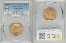 Victoria gold Sovereign 1869 AU55 PCGS, KM736.2, S-3853. AGW 0.2355 oz. Ex. Ezen Collection

HID09801242017